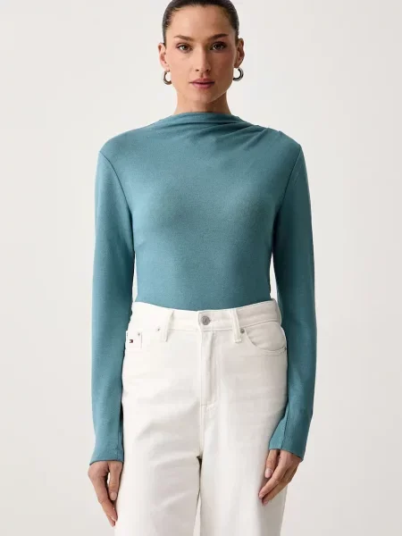 United Colors of Benetton majica dugih rukava za žene s viskozom