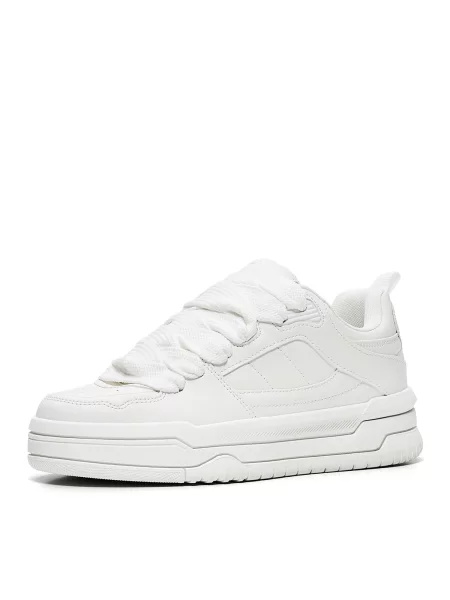 Sneakerși Bershka alb