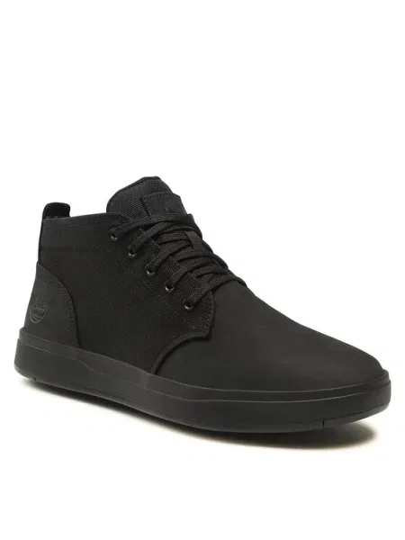 Gležnjarji Timberland Davis Square F/L Chukka Blackout Nubuck črna