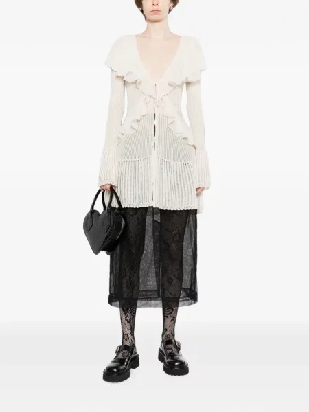 Cardigan Fetico cu volane