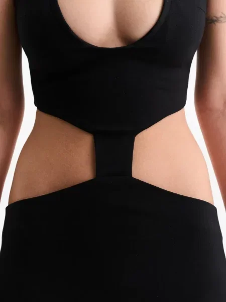 Rochie maxi Lika de costum negru