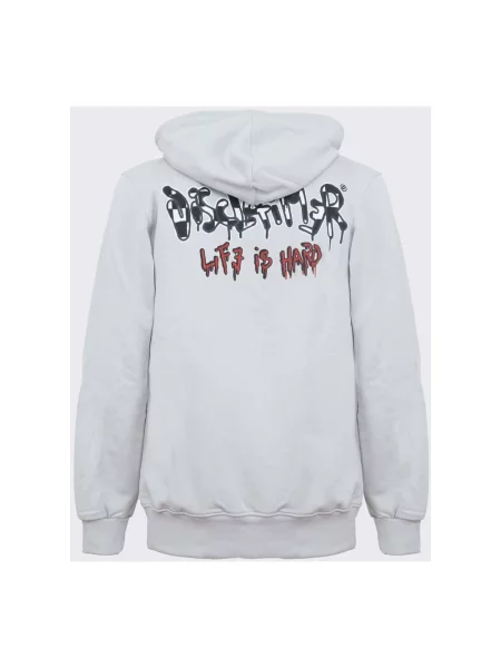 Bluza z kapturem Disclaimer z kapturem czarna