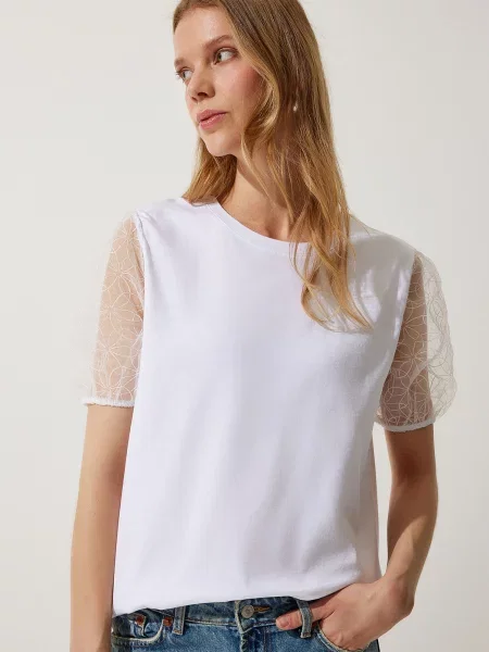 Tricou Happiness İstanbul alb