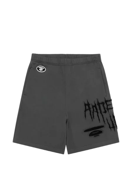 Pantaloni scurți Aape By A Bathing Ape cu broderie gri