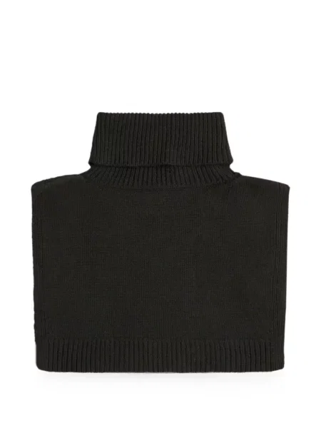 Šal Karl Lagerfeld Jeans s autogramom crna