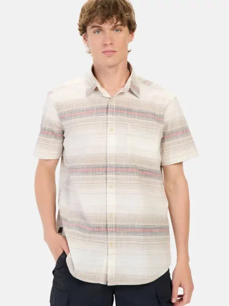 Смугаста сорочка Camel Active бежева