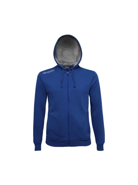 Bluza z kapturem Kappa z kapturem niebieska