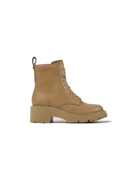 Camper Milah Lace-Up Beige Boots Kobiety Obuwie Camper Jasnobrązowy Size: 4 beżowe