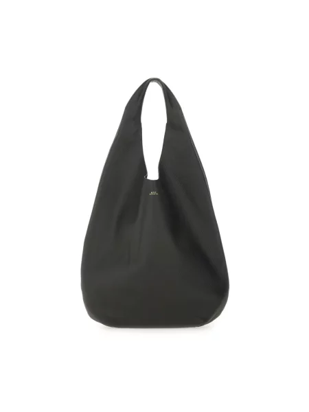Torebka hobo A.p.c. skórzana czarna