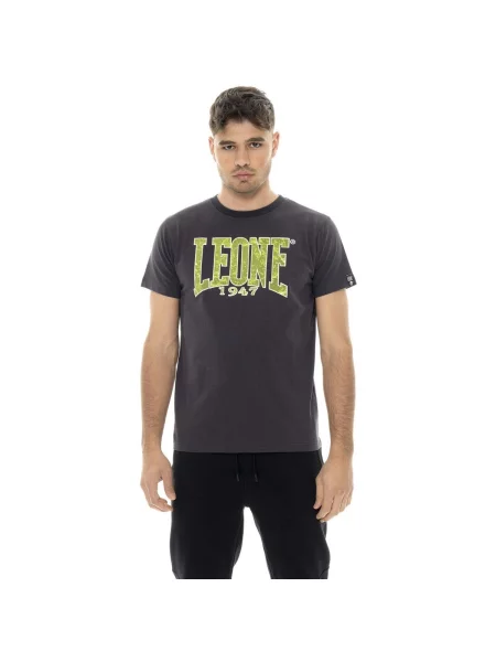 Scurt tricou Leone 1947 cu mâneci scurte gri