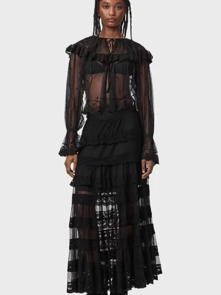 Спідниця Allsaints чорна
