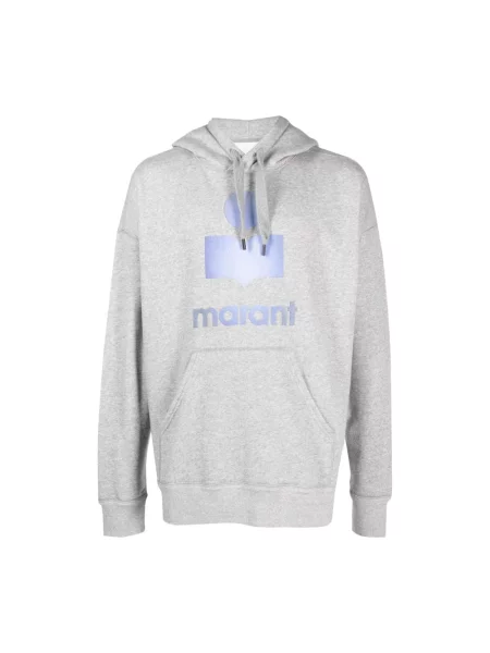 Bluza z kapturem Isabel Marant z kapturem szara