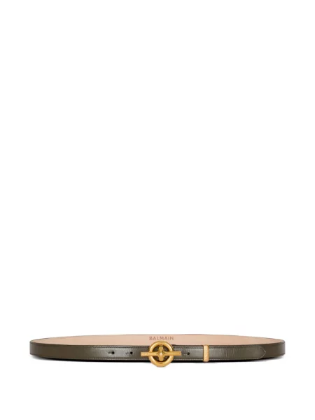 Kožni remen Balmain zelena
