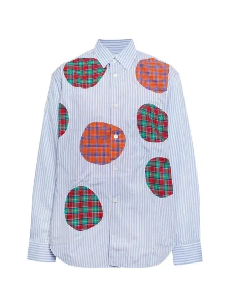 Kostkovaná košile Comme Des Garçons Shirt modrá