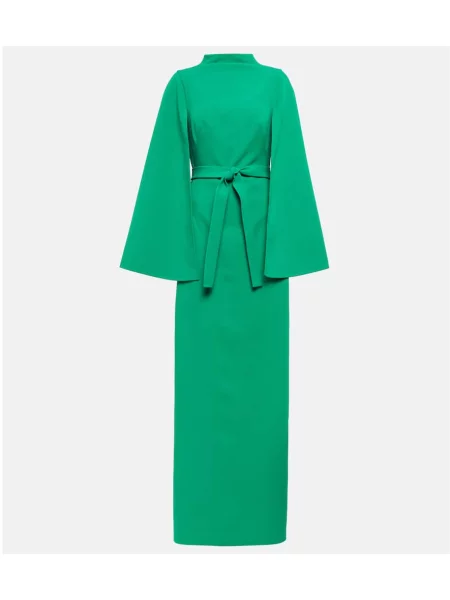 Rochie maxi Safiyaa de costum verde