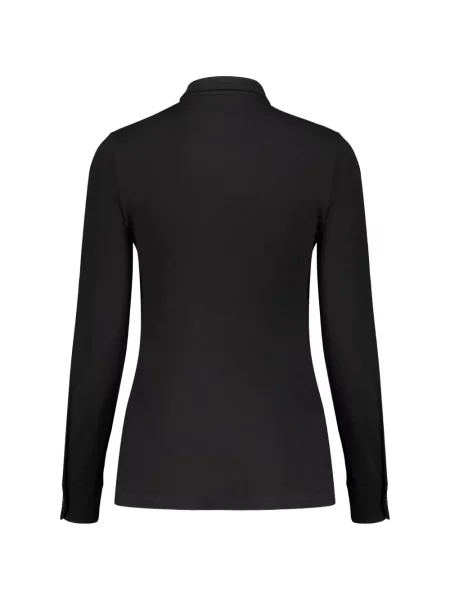 Lung top Moorer negru