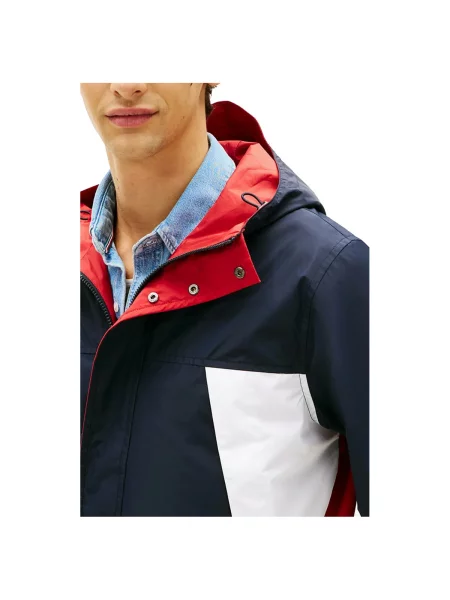 Bunda Tommy Hilfiger modrá