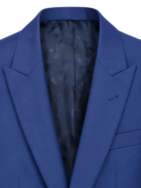 Costum Grasil cu rever albastru
