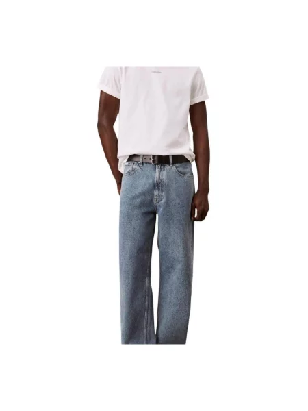 Calvin Klein Jeans Majica EASY crna bijela