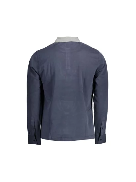 Długi polo Harmont & Blaine niebieskie