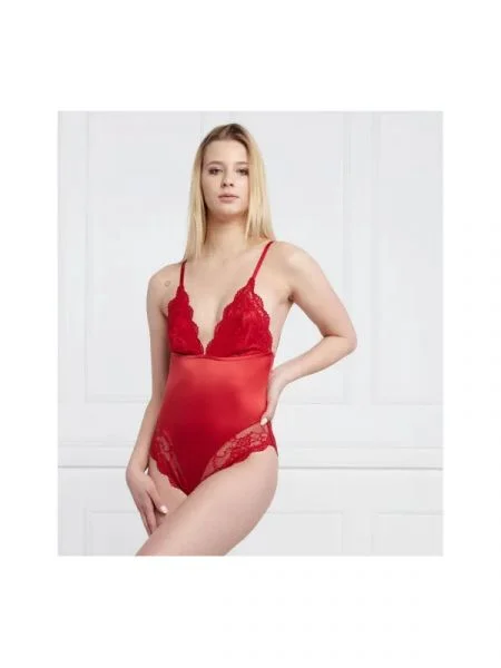 Guess De satin body ANOUK roșu