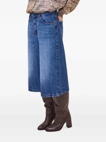 Pantaloni scurți din denim Ottod’ame albastru
