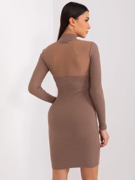 Rochie Fashionhunters de costum maro
