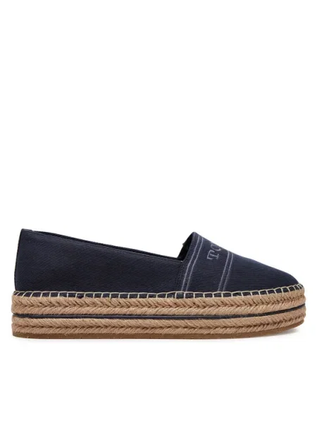 Еспадрили Tommy Hilfiger DENIM PLATFORM ESPADRILLE с платформа тъмносиньо