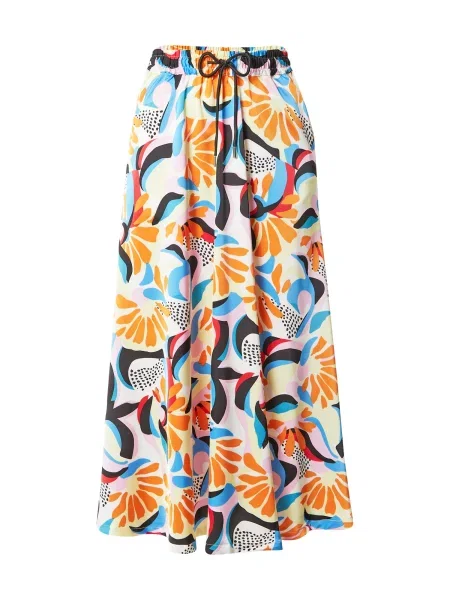 Fustă midi Urban Classics din satin până la genunchi negru