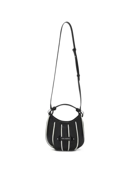 Shopperka Karl Lagerfeld w paski czarna