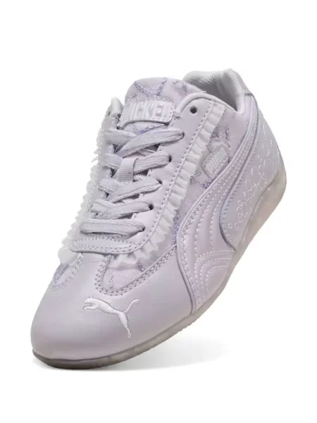 Sneakerși Puma cu autograf violet