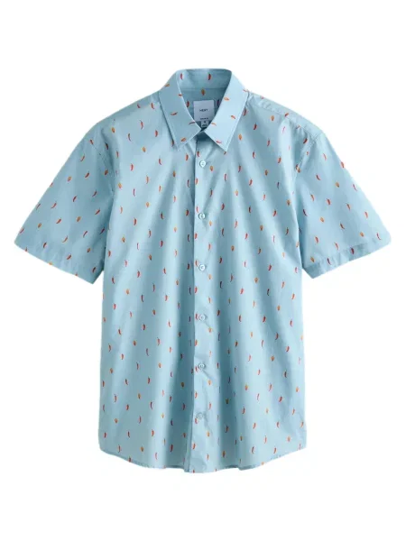 Next Srajca svetlo modra / zelena rdeča