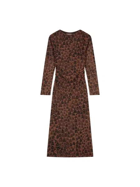 Sukienka Fabienne Chapot garniturowa brązowa