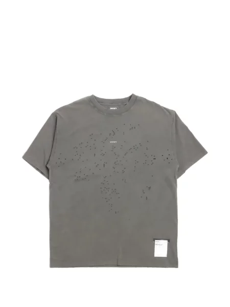 Tricou Satisfy zdrențuiți gri