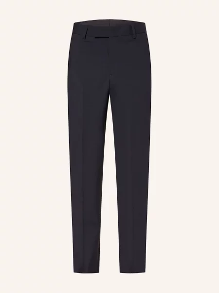 Sandro Spodnie Garniturowe Regular Fit blau niebieskie