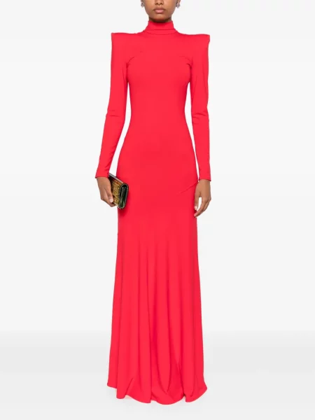 Kostiumas maksi maxi suknele V:pm Atelier raudona
