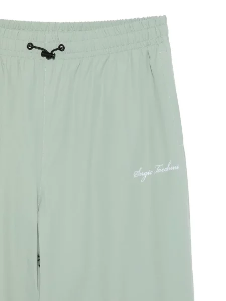 Pantaloni Sergio Tacchini alergare cu cordon verde