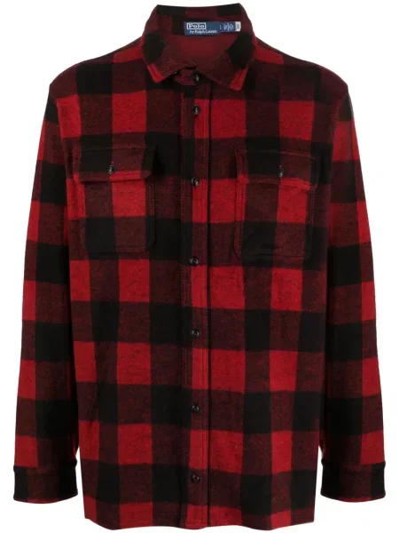 Chiloți Polo Ralph Lauren în carouri de flanelă gri