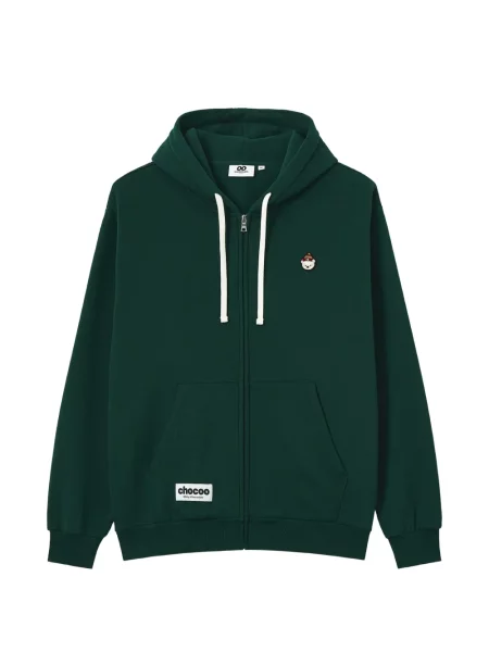 Mikina s kapucňou Chocoolate zelená