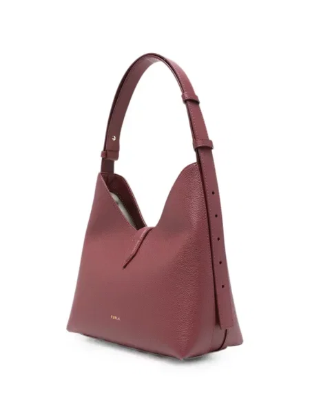 Geantă shopper Furla din piele roșu