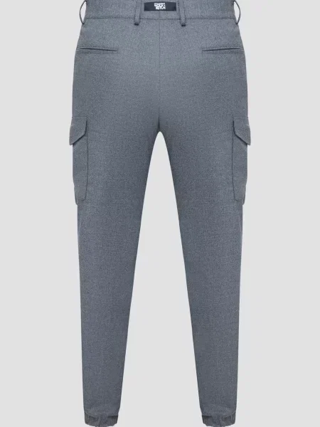 Штани карго Karl Lagerfeld сірі