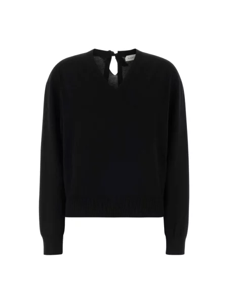 Sweter Lanvin wełniany czarny