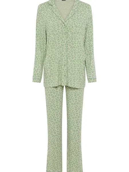 VIVANCE by LASCANA Pijama deschis verde