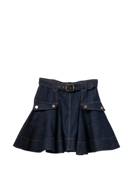 Mini fustă din denim Zimmermann mini albastru