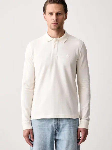 Tricou cu mânecă lungă United Colors Of Benetton bej