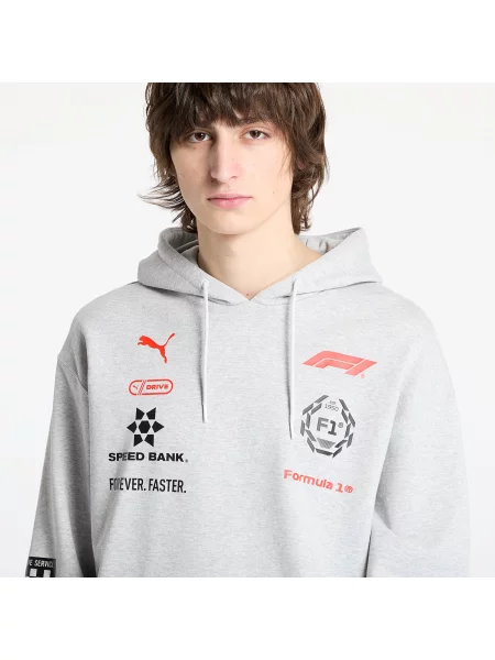 Суитшърт Puma F1 Racing Hoodie Light Gray Heather XL