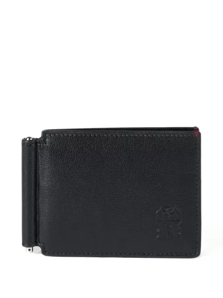 Portofel Brunello Cucinelli din piele negru