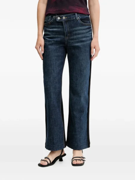 Pantaloni Desigual albastru