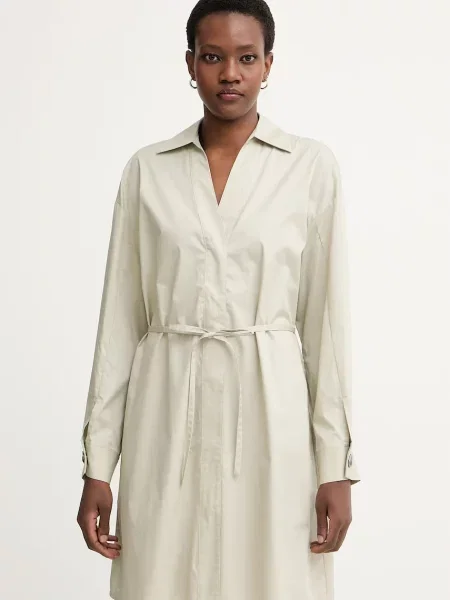 Armani Exchange rochie din bej
