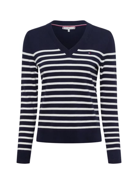 Tommy Hilfiger Sweter braun niebieski